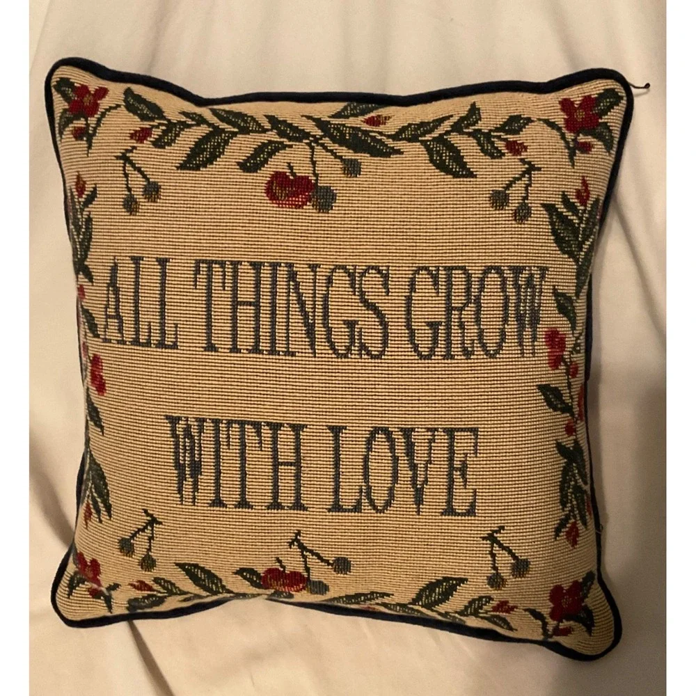 N/A vintage needlepoint